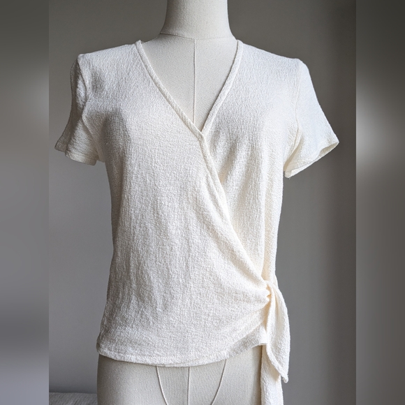Madewell Tie Wrap Top - Picture 1 of 7